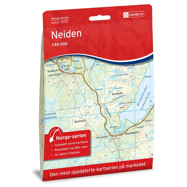 Neiden Nordeca Norge 1:50 000 10172 