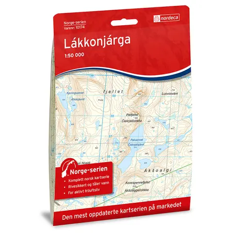 Lakkonjarga Nordeca Norge 1:50 000 10174