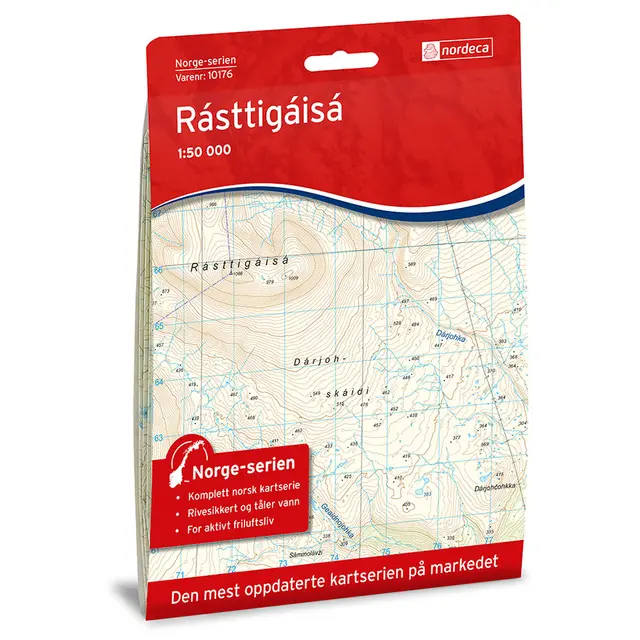 Rasttigaisa Nordeca Norge 1:50 000 10176 