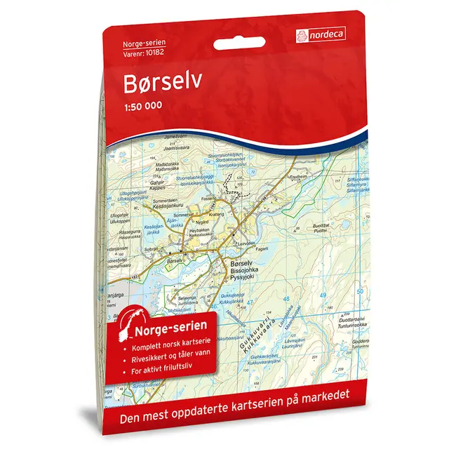 Børselv Nordeca Norge 1:50 000 10182 