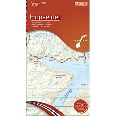 Hopseidet Nordeca Norge 1:50 000 10189