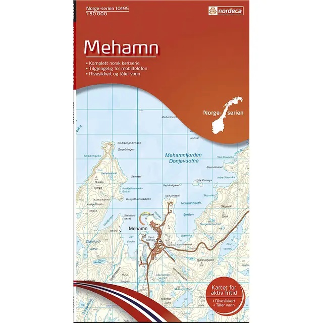 Mehamn Nordeca Norge 1:50 000 10195 