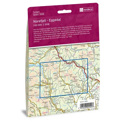 Norefjell-Eggedal Nordeca Turkart 1:50 000 2525