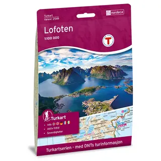 Lofoten Nordeca Turkart 1:100 000 2549