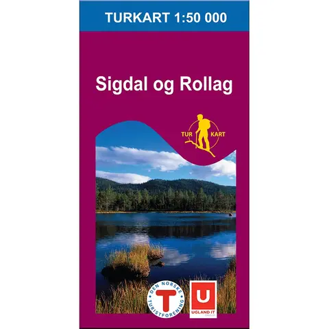 Sigdal-Rollag Nordeca Turkart 1:50 000 2571