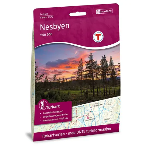 Nesbyen Nordeca Turkart 1:50 000 2573