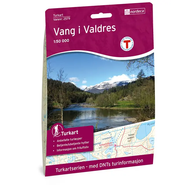 Vang i Valdres Nordeca Turkart 1:50 000 2579 