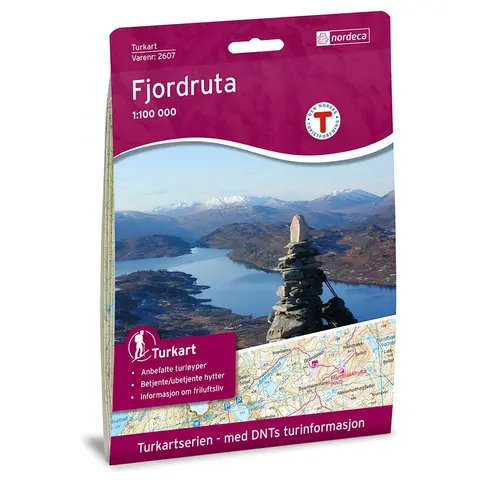 Fjordruta Nordeca Turkart 1:100 000 2607