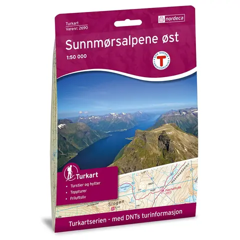 Sunnm&#248;rsalpene &#248;st Nordeca Turkart 1:50 000 2690