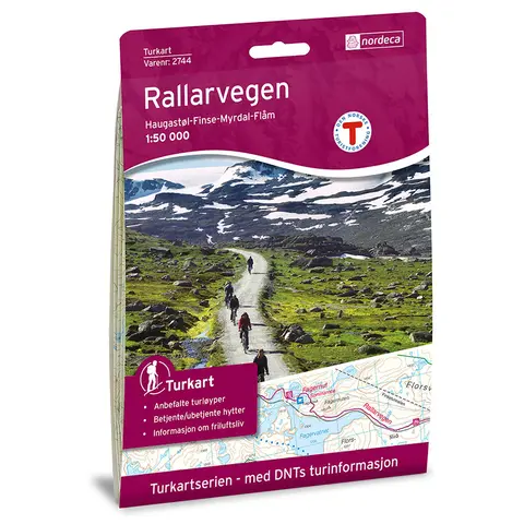 Rallarvegen Nordeca Turkart 1:50 000 2744