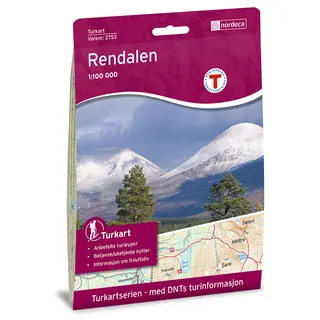 Rendalen Nordeca Turkart 1:100 000 2753