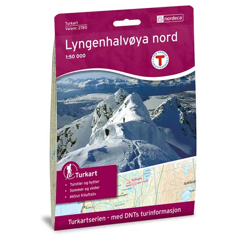 Lyngenhalv&#248;ya nord Nordeca Turkart 1:50 000 2780