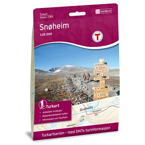 Sn&#248;heim Nordeca Turkart 1:25 000 2784