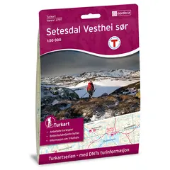 Setesdal Vesthei s&#248;r Nordeca Turkart 1:50 000 2797