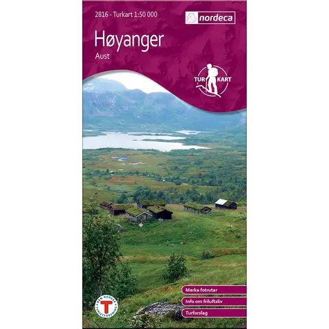 H&#248;yanger aust Nordeca Turkart 1:50 000 2816