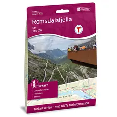 Romsdalsfjella s&#248;r Nordeca Turkart 1:50 000 2822