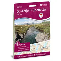 Dovrefjell Sn&#248;hetta Nordeca Turkart 1:50 000 2829