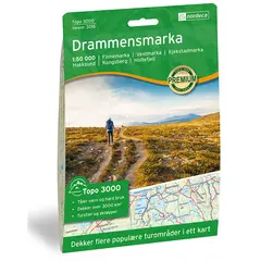 Drammensmarka Nordeca Topo 1:50 000 3016