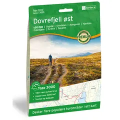 Dovrefjell &#216;st Nordeca Topo 1:50 000 3020