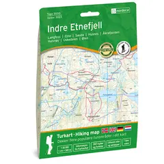 Indre Etnefjell Nordeca Topo 1:50 000 3023