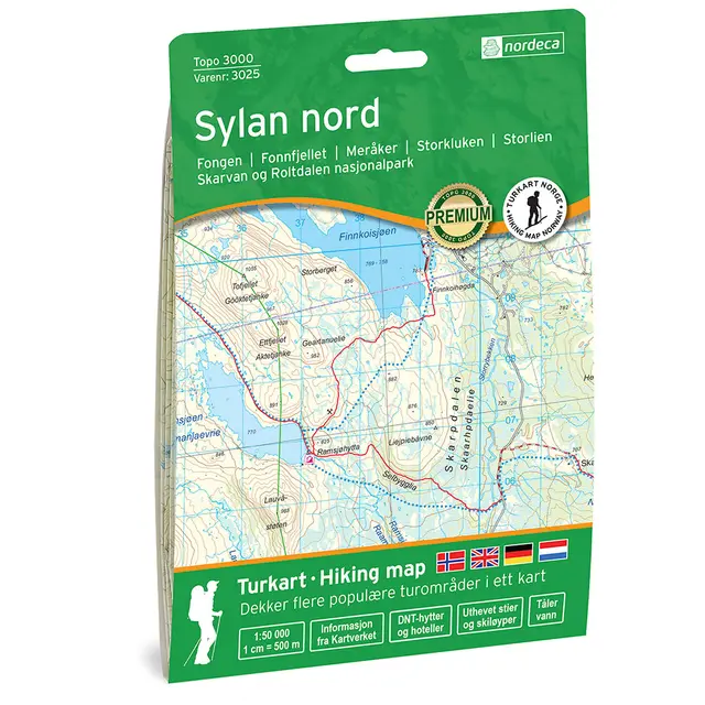 Sylan Nord Nordeca Topo 1:50 000 3025 