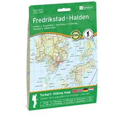 Fredrikstad-Halden Nordeca Topo 1:50 000 3037