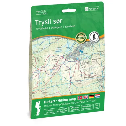 Trysil S&#248;r Nordeca Topo 1:50 000 3042