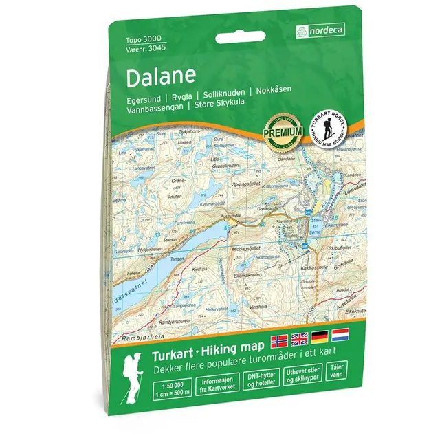 Dalane Nordeca Topo 1:50 000 3045 