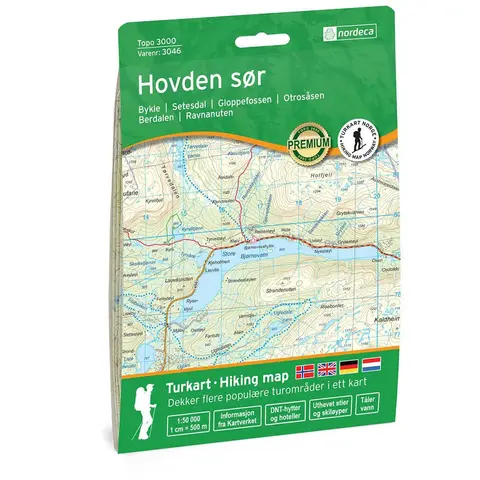 Hovden S&#248;r Nordeca Topo 1:50 000 3046