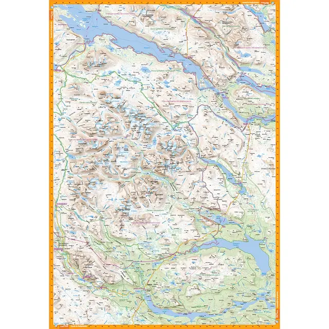 Sverige: Sarek Padjelanta Calazo Turkart 1:100 000 