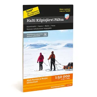 Sverige/Finland: Halti Kilpisj&#228;rvi P&#228;lts Calazo Turkart 1:50 000