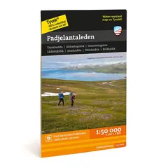 Sverige: Padjelantaleden Calazo Turkart 1:50 000