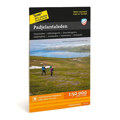 Sverige: Padjelantaleden Calazo Turkart 1:50 000