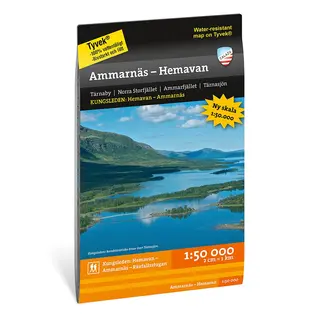 Sverige: Ammarn&#228;s–Hemavan Calazo Turkart 1:50 000 Kungsleden