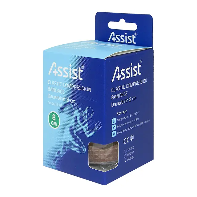 Støttebandasje Assist Sport Elastic Compression Bandage 