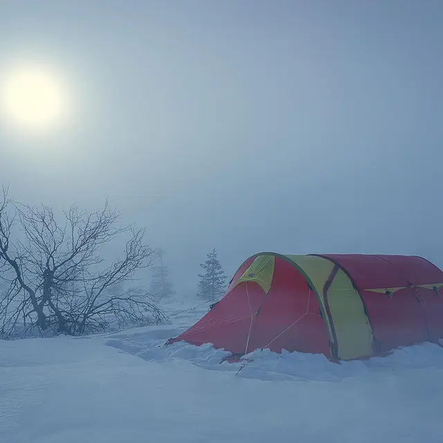 Tunneltelt til 4 Helsport Spitsbergen X-trem 4 Camp 