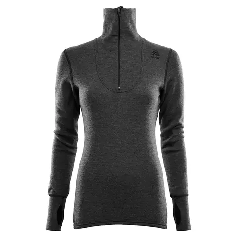 Tr&#248;ye til dame Aclima Doublewool Polo Zip W 074