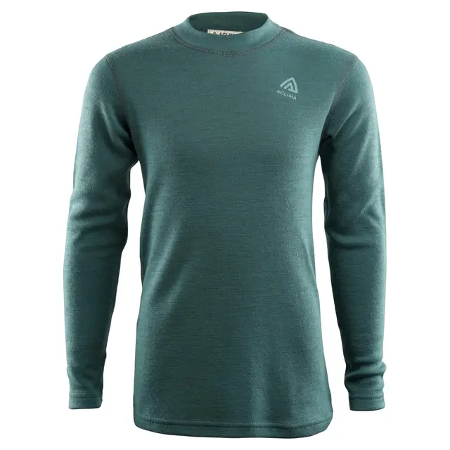 Trøye til junior 8–9 år Aclima Warmwool Crew Jr 130 301 