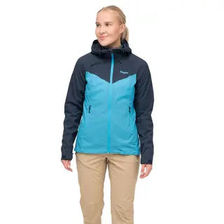 Fjellsportjakke til dame L Bergans Rabot Wind Jacket W L 25545 DNT