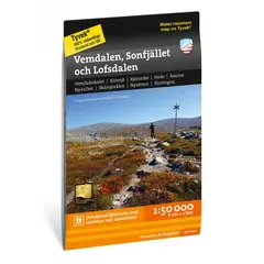 Sverige: Vemdalen Sonfj&#228;llet Lofsdalen Calazo Turkart 1:50 000