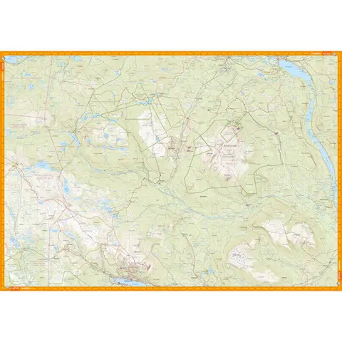 Sverige: Vemdalen Sonfj&#228;llet Lofsdalen Calazo Turkart 1:50 000