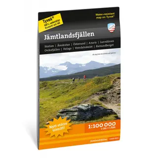 Sverige: J&#228;mtlandsfj&#228;llen Calazo Turkart 1:100 000