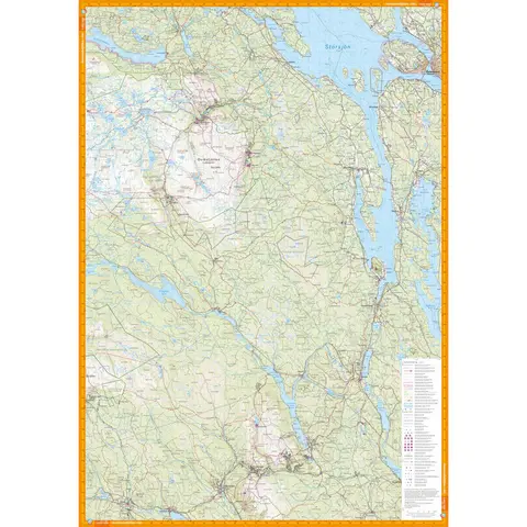 Sverige: J&#228;mtlandsfj&#228;llen Calazo Turkart 1:100 000