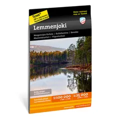 Finland: Lemmenjoki Calazo Turkart 1:100 000 1:25 000