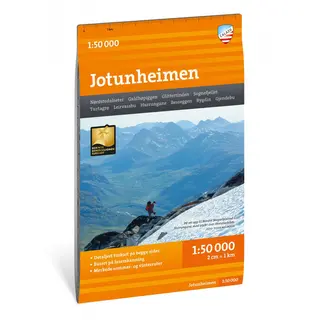 Jotunheimen Calazo Turkart 1:50 000 Jotunheimen