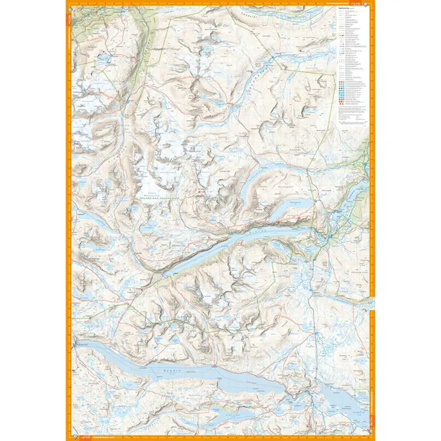 Jotunheimen Calazo Turkart 1:50 000 Jotunheimen 