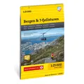 Bergen 7-fjellsturen Calazo Stikart 1:25 000