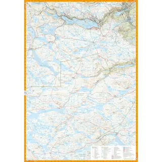 Hardangervidda nord Calazo Turkart 1:50 000