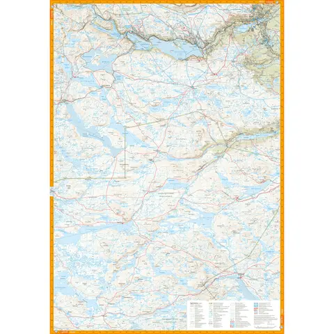 Hardangervidda nord Calazo Turkart 1:50 000