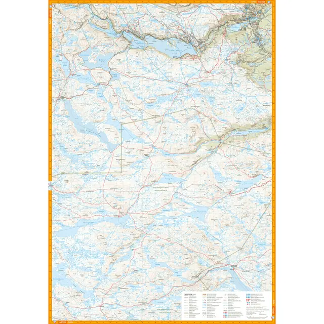 Hardangervidda nord Calazo Turkart 1:50 000 